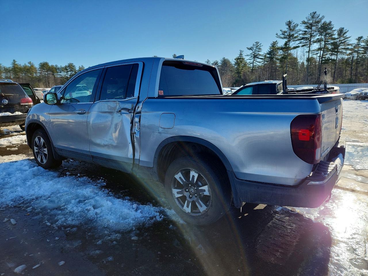 2017 Honda Ridgeline Rtl Gray vin: 5FPYK3F67HB003170