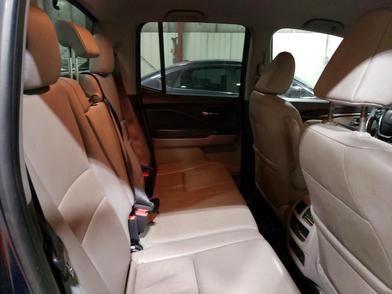 2017 Honda Ridgeline Rtl Синий vin: 5FPYK3F67HB011690