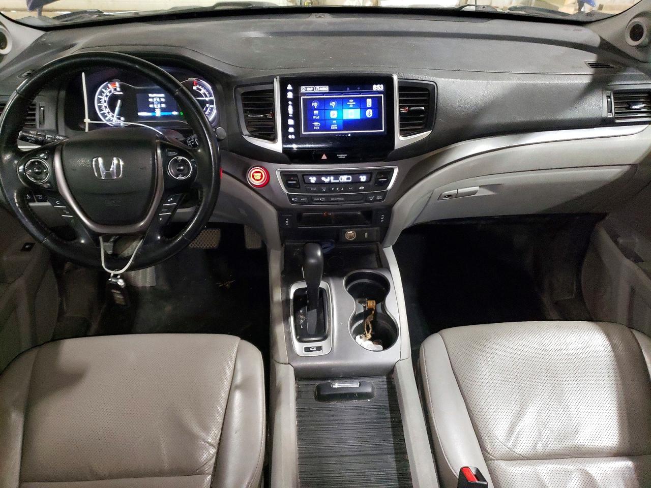 2017 Honda Ridgeline Rtl Синий vin: 5FPYK3F67HB011690