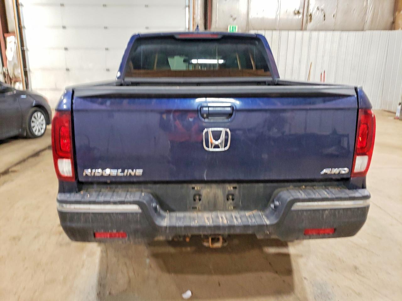 2017 Honda Ridgeline Rtl Синий vin: 5FPYK3F67HB011690