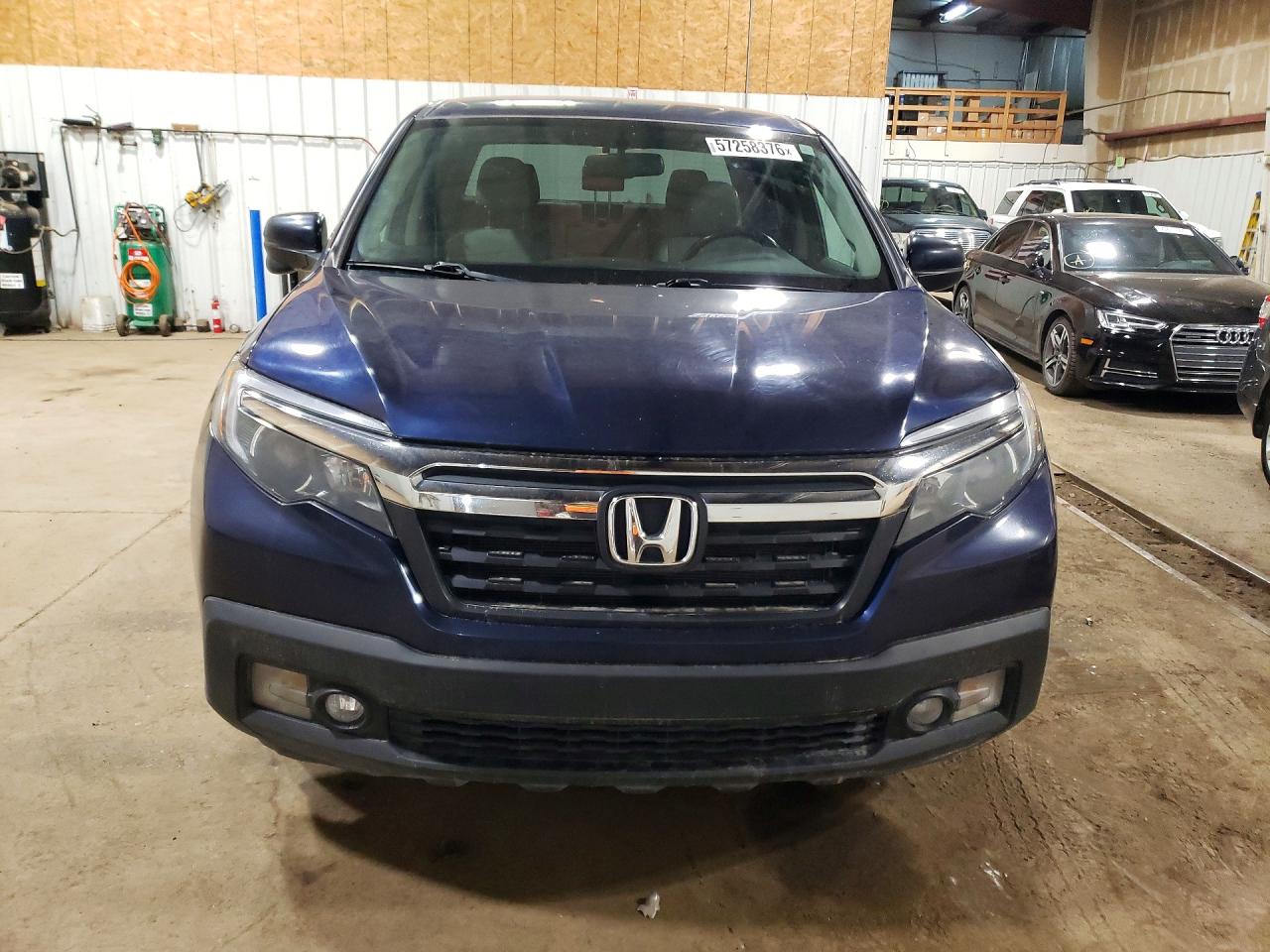 2017 Honda Ridgeline Rtl Синий vin: 5FPYK3F67HB011690