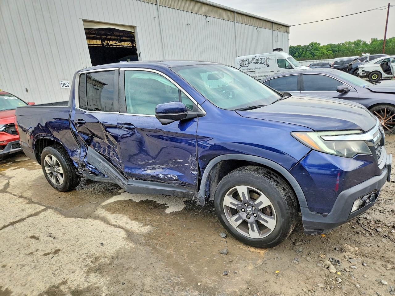 2016 Honda Ridgeline Rtl Blue vin: 5FPYK3F67HB020003