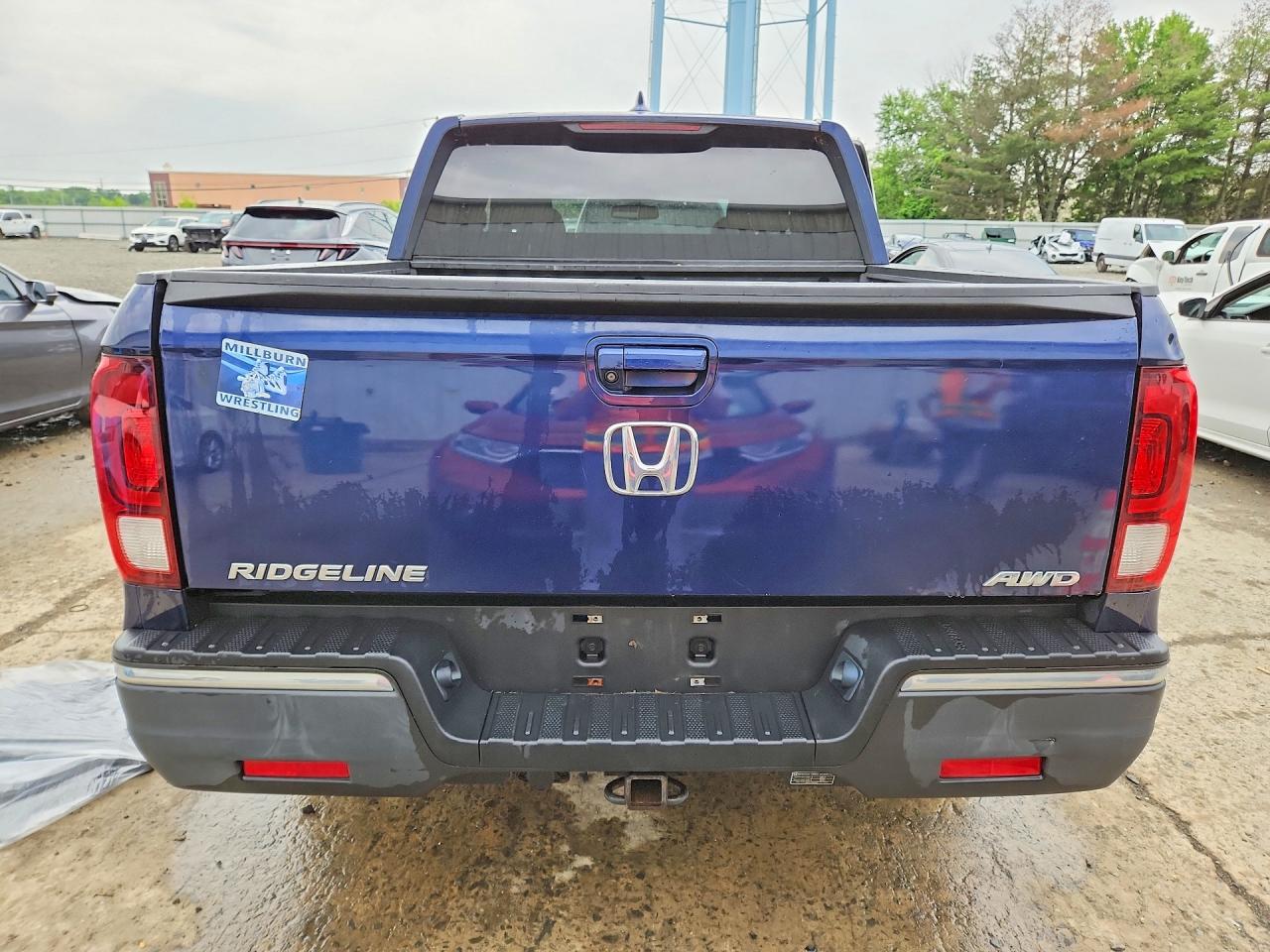 2016 Honda Ridgeline Rtl Blue vin: 5FPYK3F67HB020003