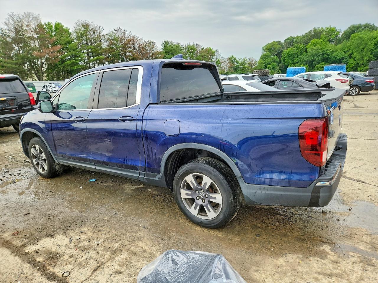 2016 Honda Ridgeline Rtl Blue vin: 5FPYK3F67HB020003