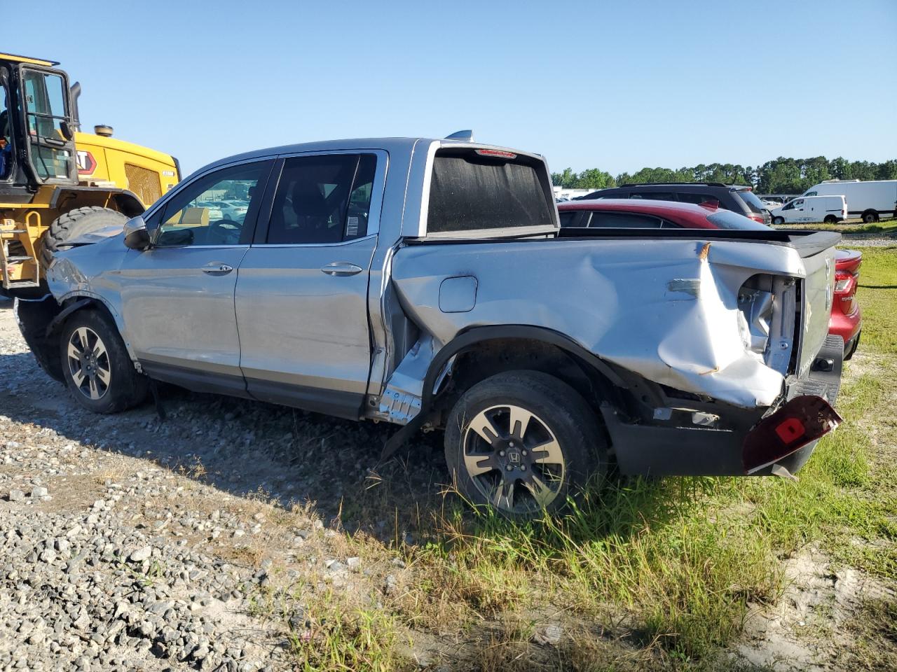 2018 Honda Ridgeline Rtl Серебряный vin: 5FPYK3F6XJB005758