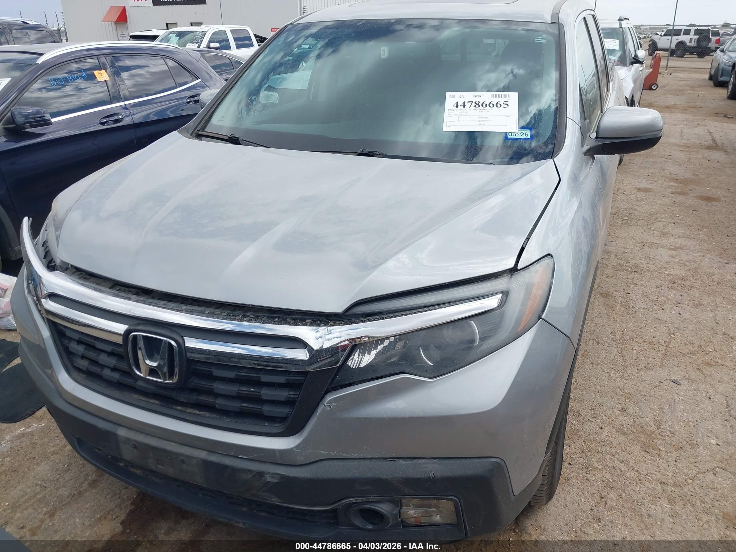2019 Honda Ridgeline Rtl-t Silver vin: 5FPYK3F6XKB033870