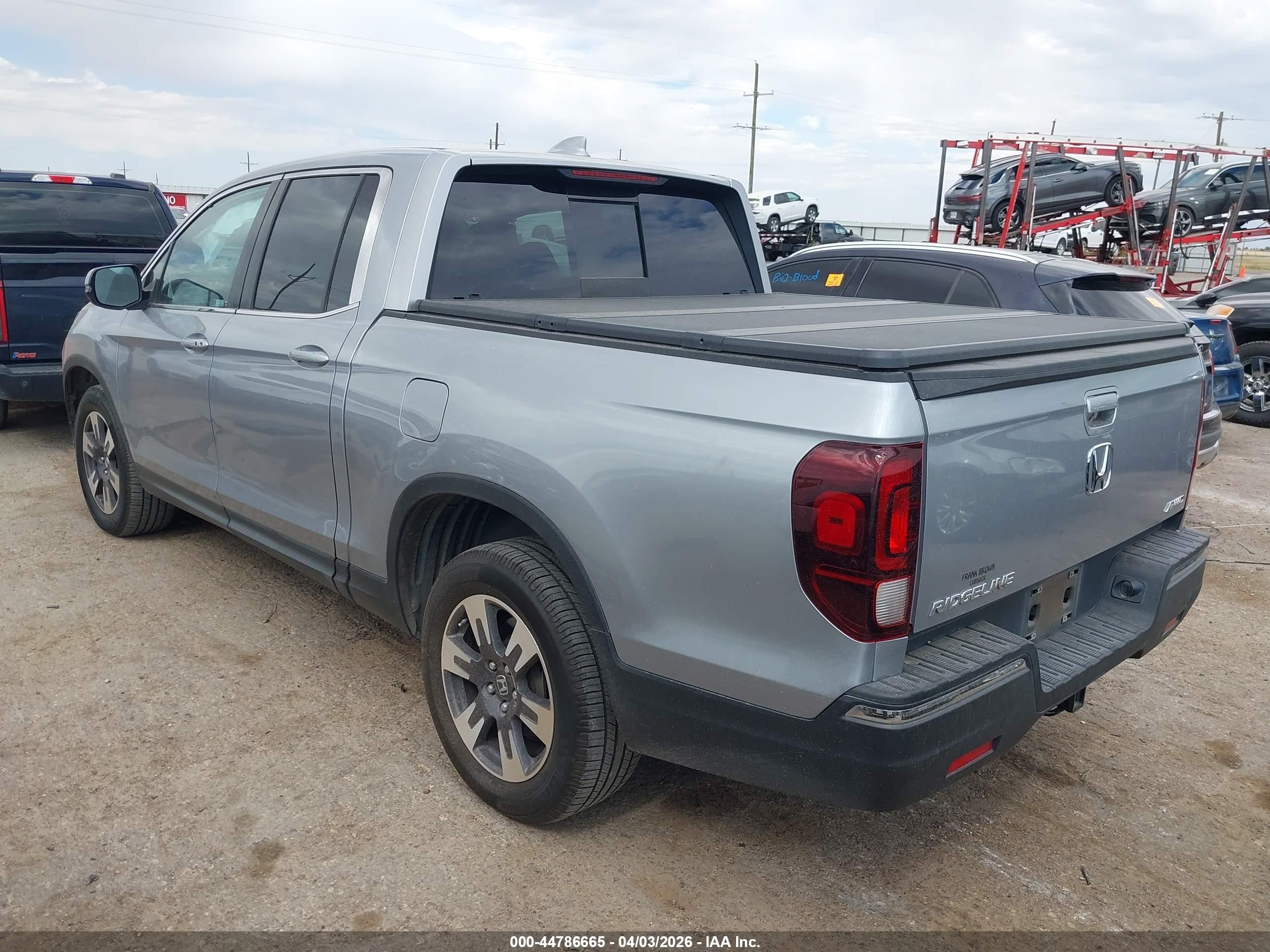 2019 Honda Ridgeline Rtl-t Silver vin: 5FPYK3F6XKB033870