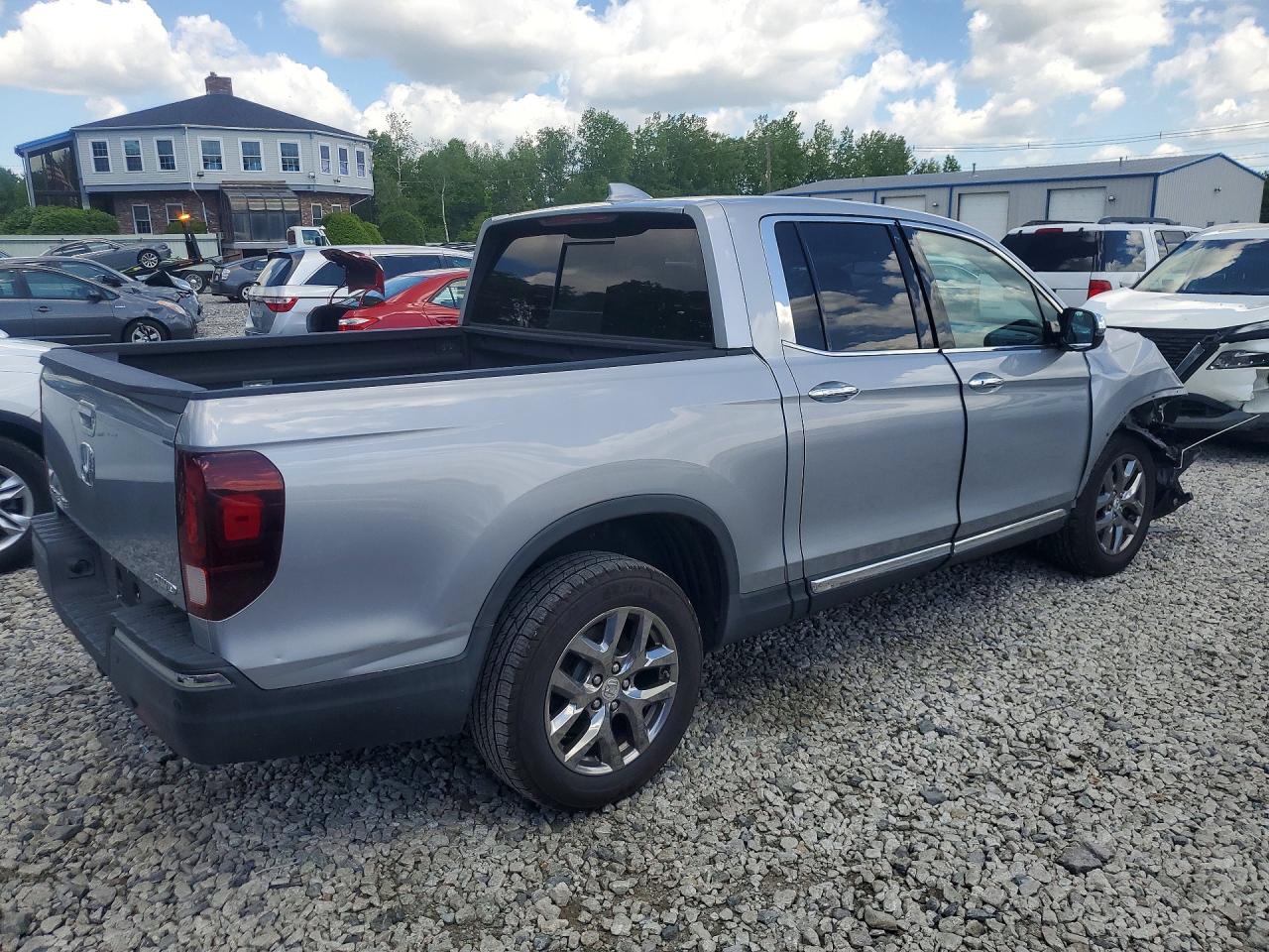 2019 Honda Ridgeline Rtl Серый vin: 5FPYK3F70KB024331
