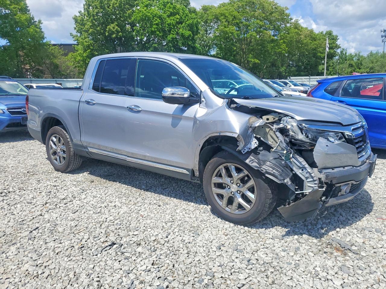 2019 Honda Ridgeline Rtl Серый vin: 5FPYK3F70KB024331