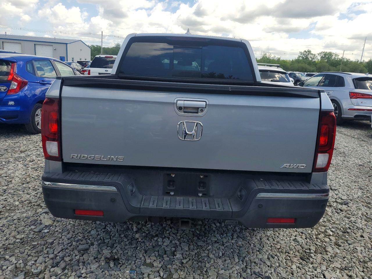 2019 Honda Ridgeline Rtl Серый vin: 5FPYK3F70KB024331