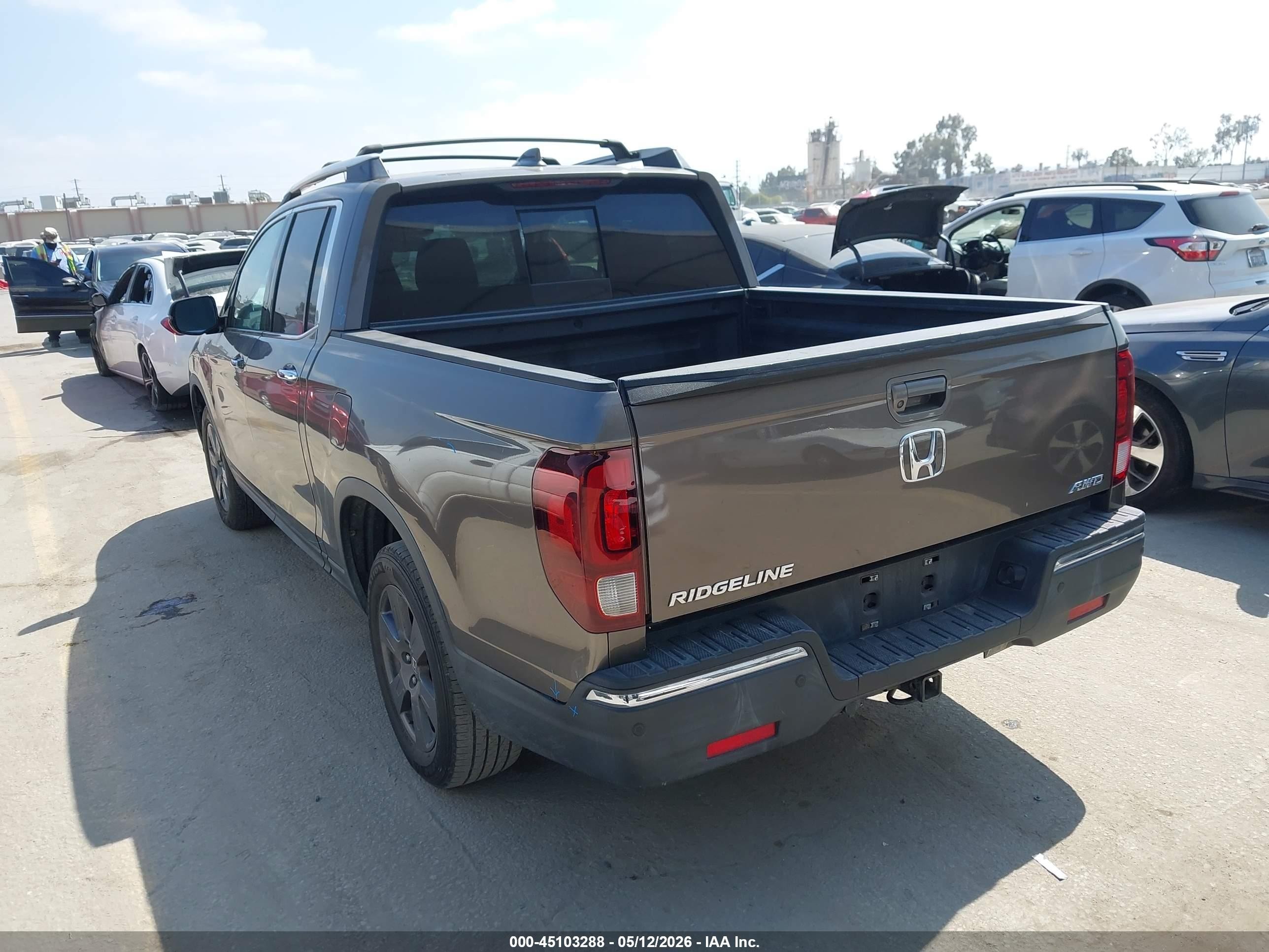 2020 Honda Ridgeline Rtl-e Gray vin: 5FPYK3F70LB009166