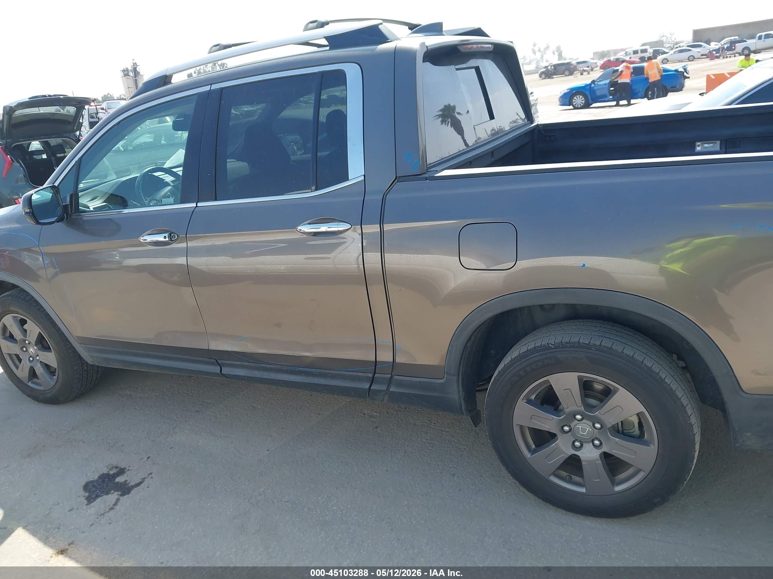 2020 Honda Ridgeline Rtl-e Gray vin: 5FPYK3F70LB009166