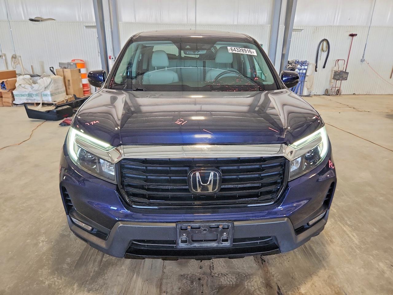 2022 Honda Ridgeline Rtl Blue vin: 5FPYK3F70NB015231