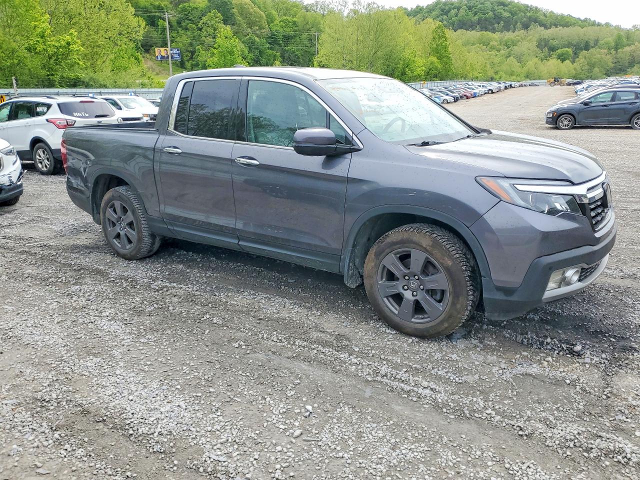 2020 Honda Ridgeline Rtl Gray vin: 5FPYK3F72LB001425