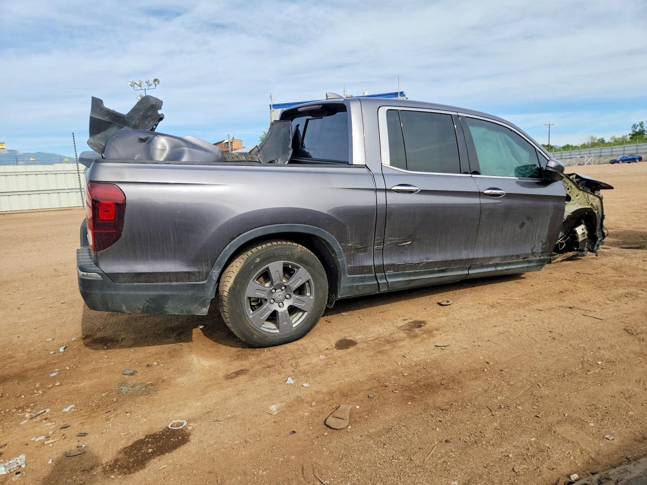 2020 Honda Ridgeline Rtl Серый vin: 5FPYK3F72LB007211
