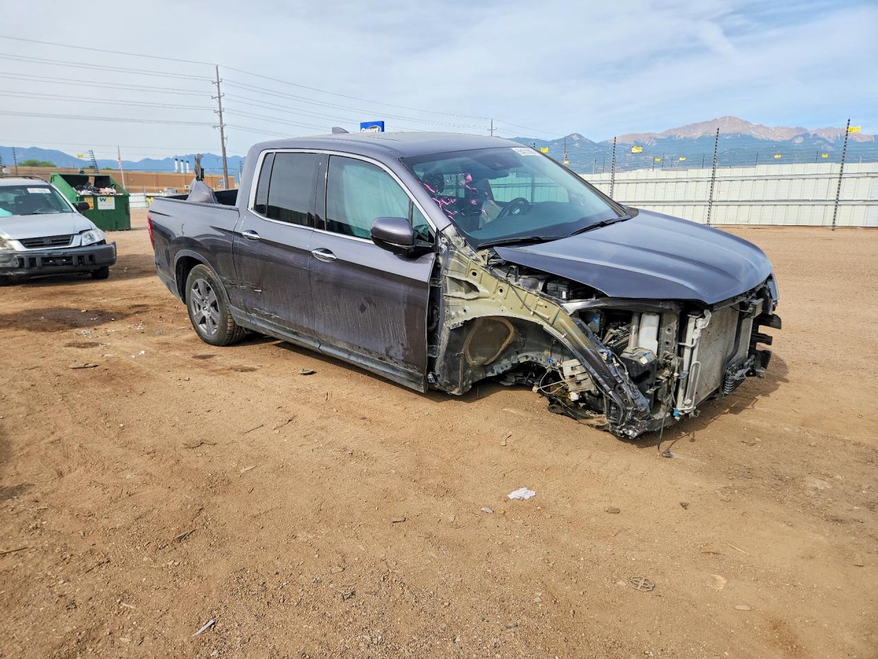 2020 Honda Ridgeline Rtl Серый vin: 5FPYK3F72LB007211