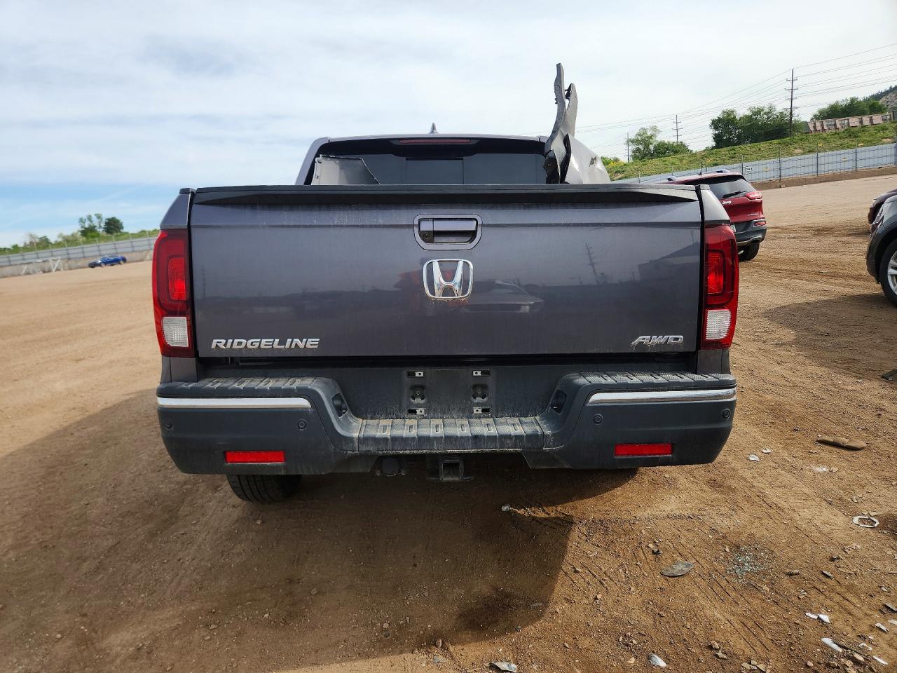 2020 Honda Ridgeline Rtl Серый vin: 5FPYK3F72LB007211
