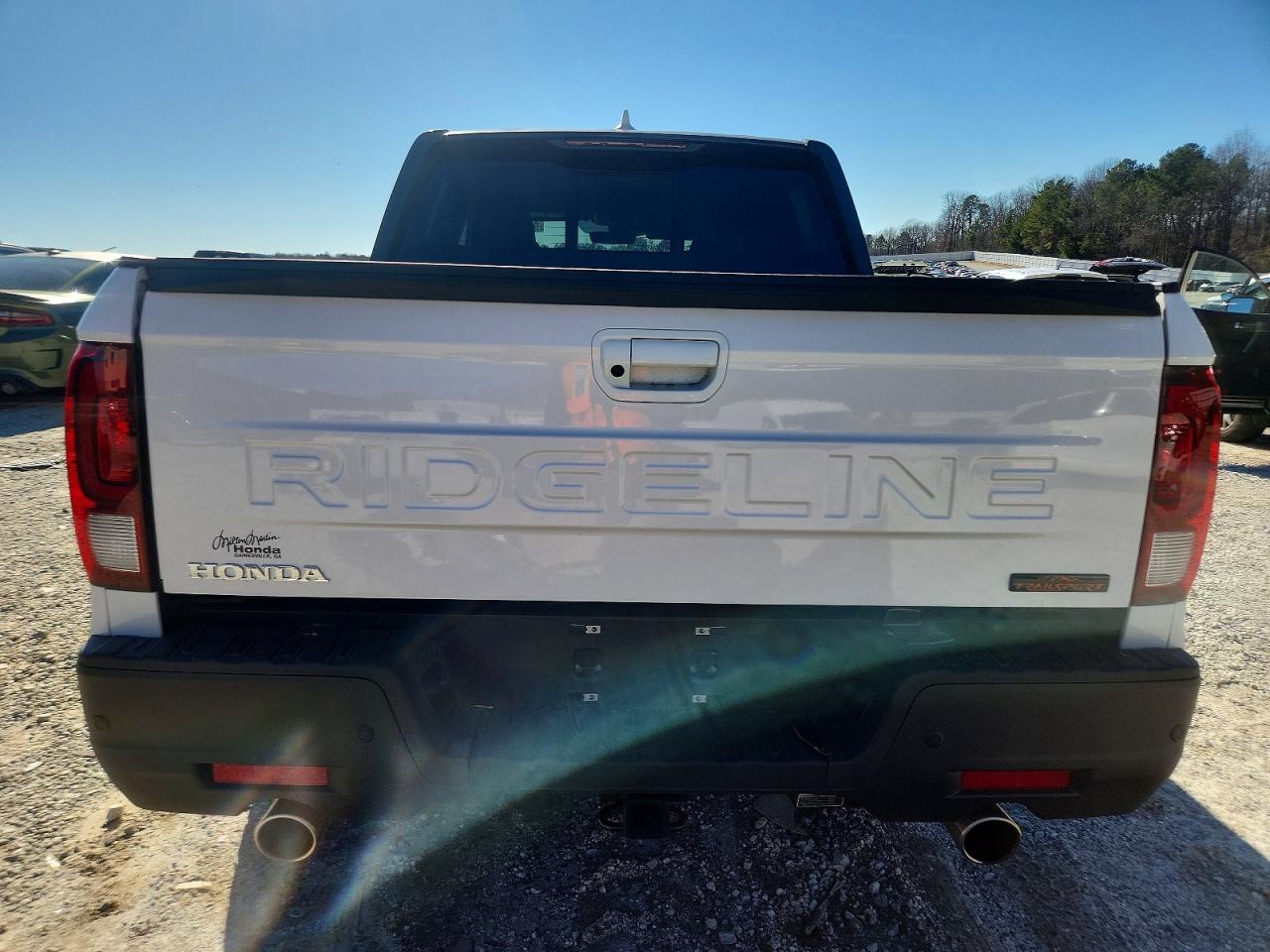 2025 Honda Ridgeline Trail Sport White vin: 5FPYK3F72SB035878