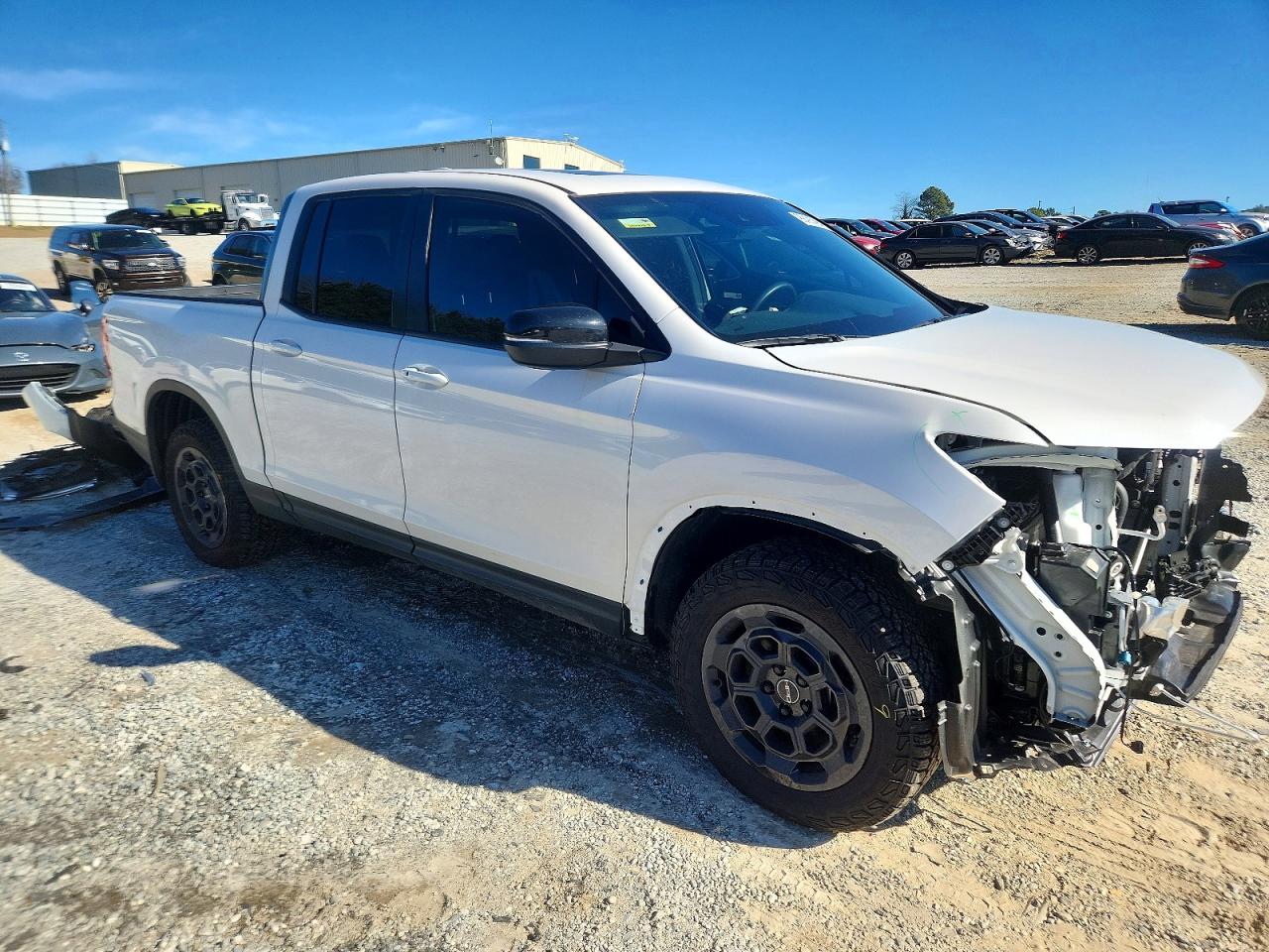 2025 Honda Ridgeline Trail Sport White vin: 5FPYK3F72SB035878
