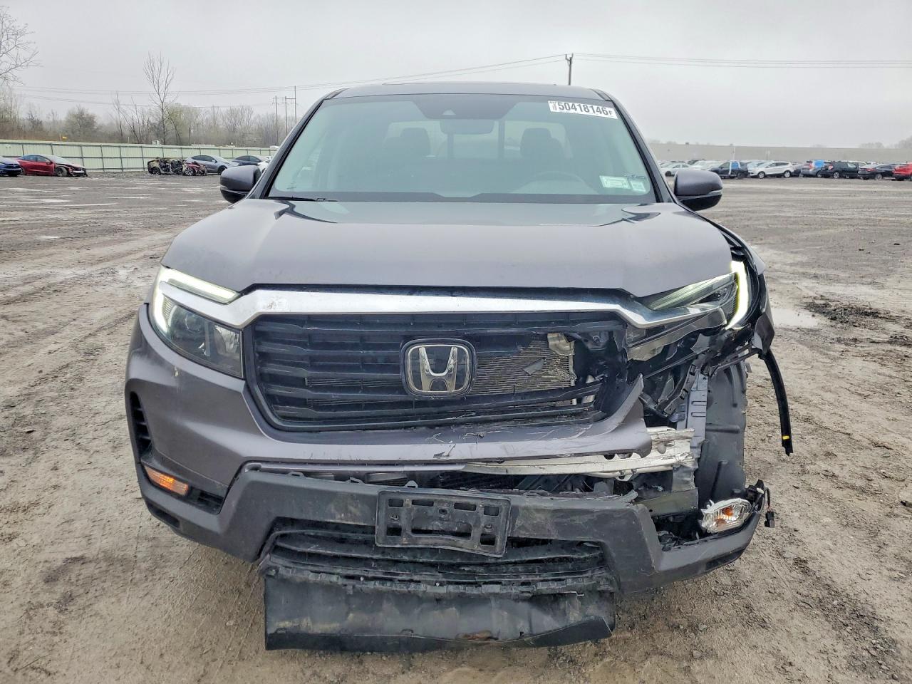 2022 Honda Ridgeline Rtl Gray vin: 5FPYK3F74NB010100