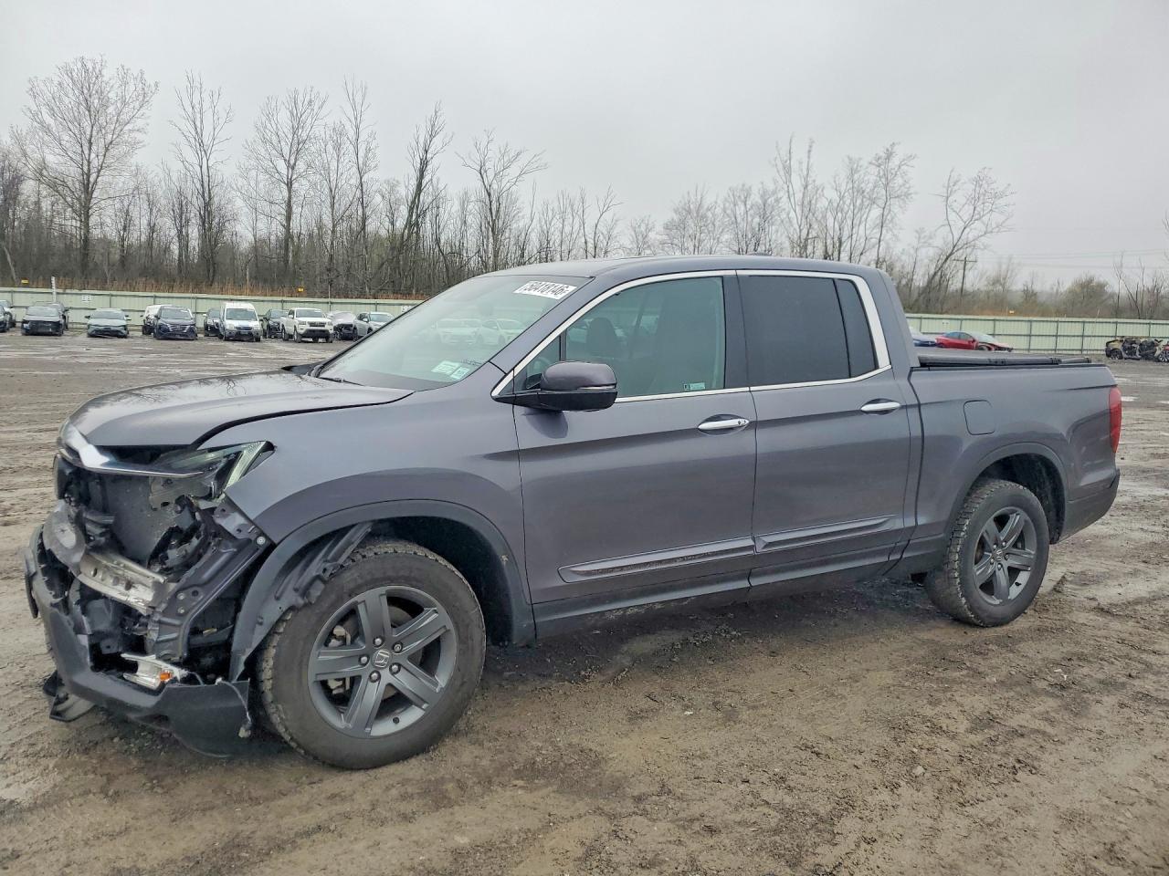 2022 Honda Ridgeline Rtl Gray vin: 5FPYK3F74NB010100
