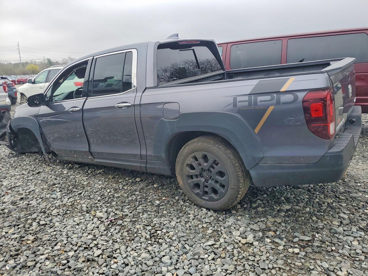 2023 Honda Ridgeline Rtl-e Серый vin: 5FPYK3F74PB053080