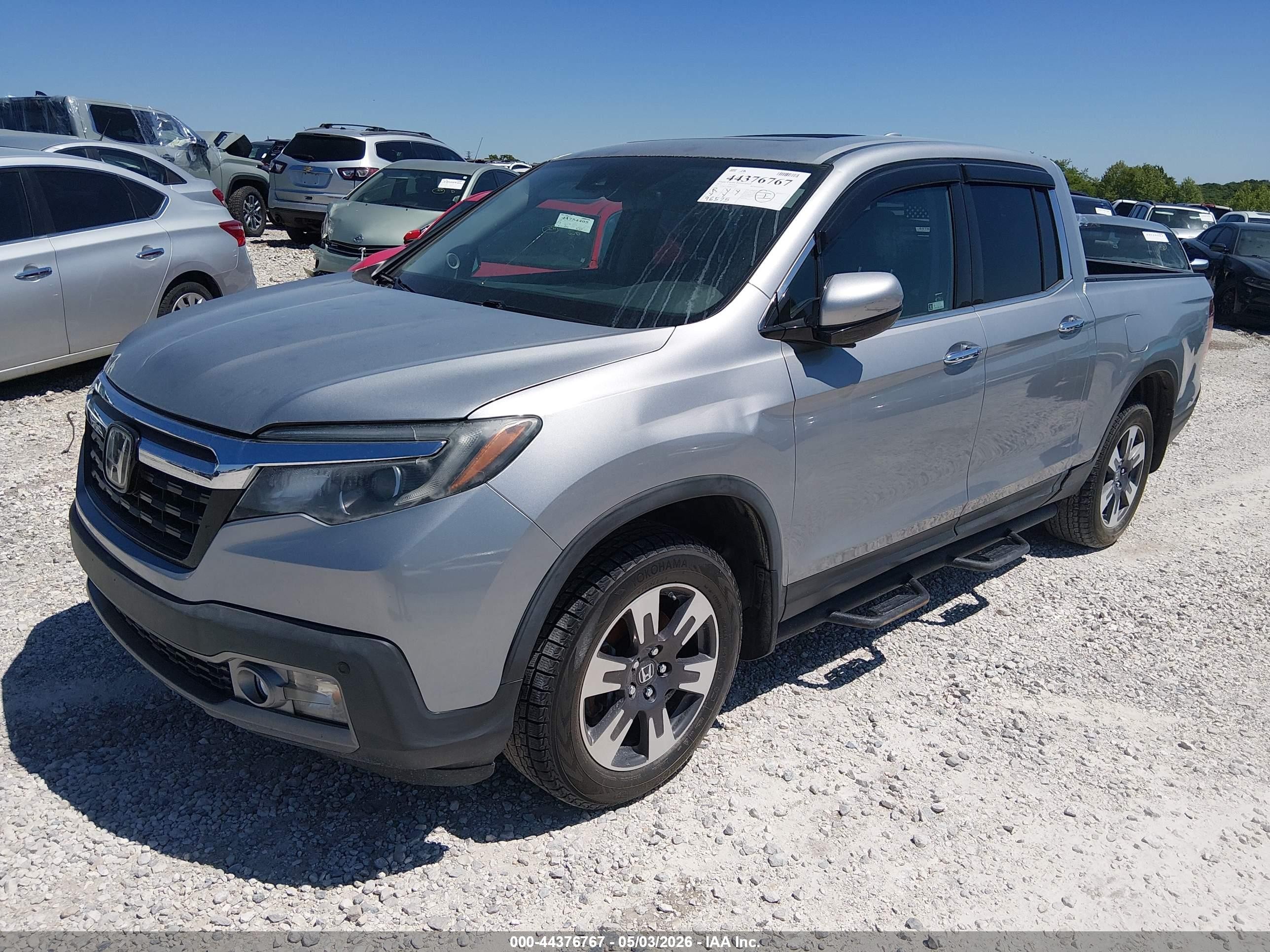 2019 Honda Ridgeline Rtl-e Серебряный vin: 5FPYK3F76KB016833