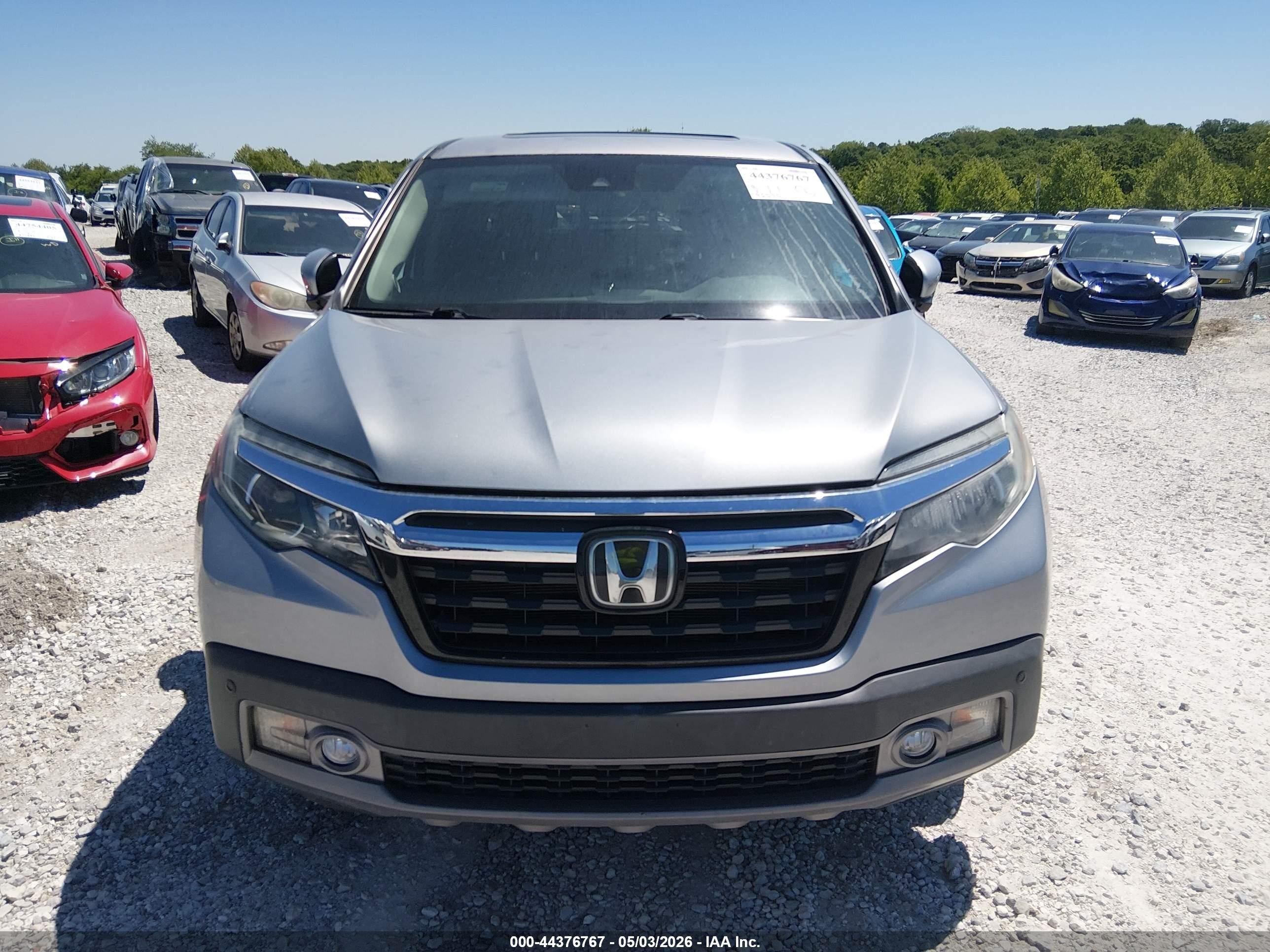 2019 Honda Ridgeline Rtl-e Серебряный vin: 5FPYK3F76KB016833