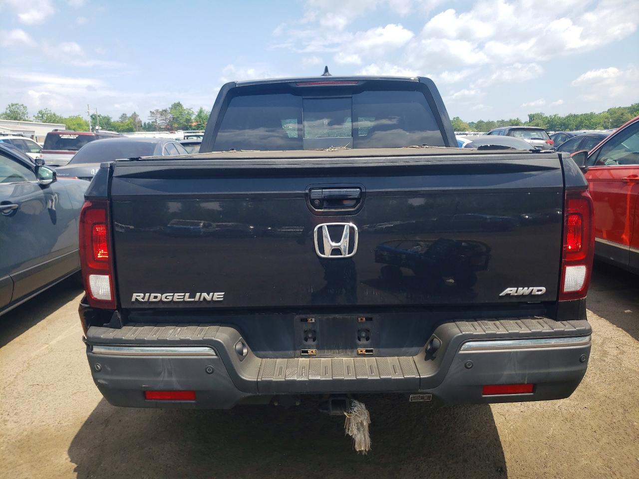 2019 Honda Ridgeline Rtl Black vin: 5FPYK3F77KB014458