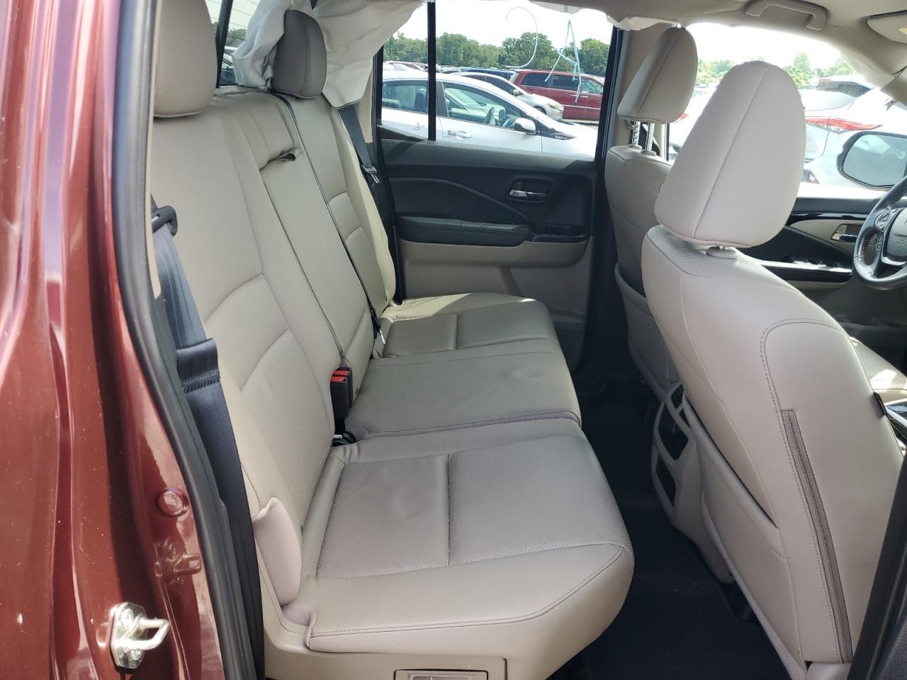 2020 Honda Ridgeline Burgundy vin: 5FPYK3F77LB001629