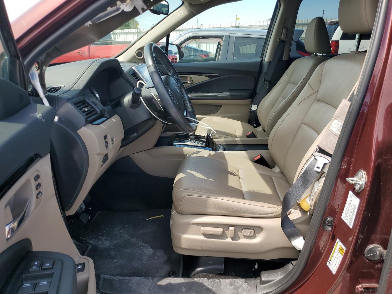 2020 Honda Ridgeline Burgundy vin: 5FPYK3F77LB001629