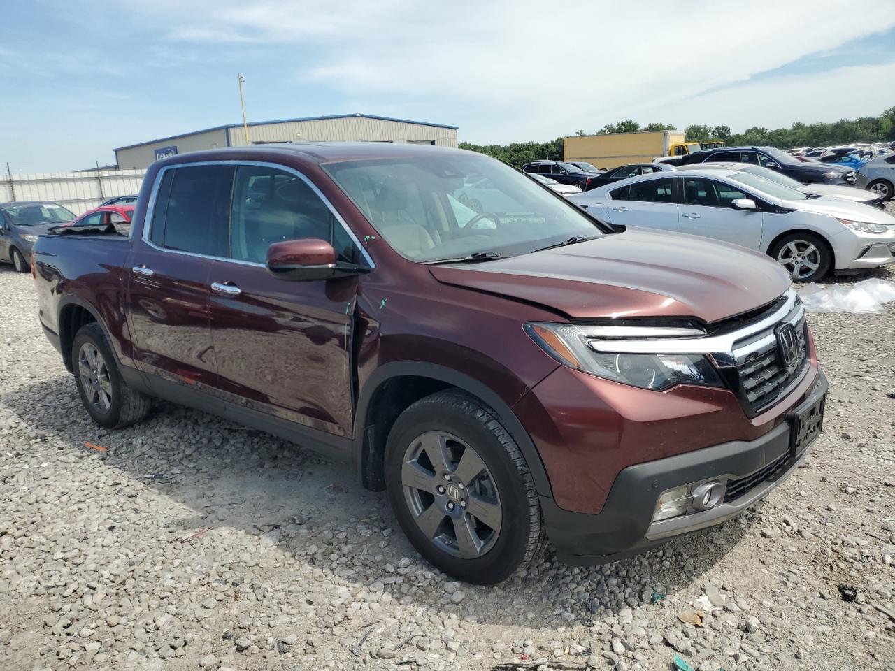 2020 Honda Ridgeline Burgundy vin: 5FPYK3F77LB001629