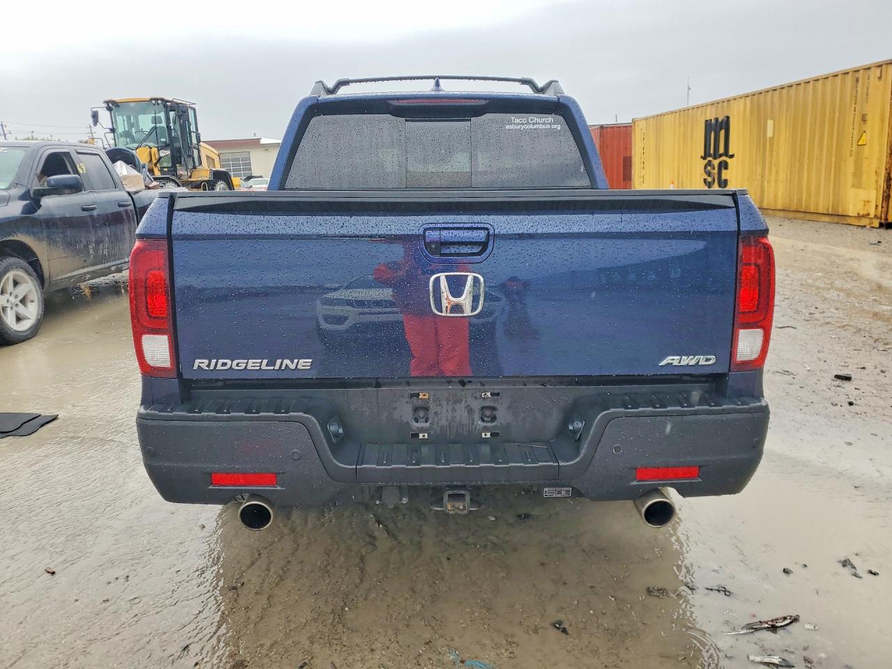 2022 Honda Ridgeline Rtl Blue vin: 5FPYK3F77NB005974