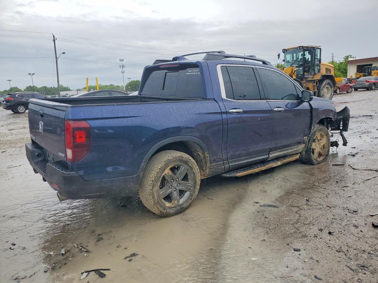 2022 Honda Ridgeline Rtl Blue vin: 5FPYK3F77NB005974