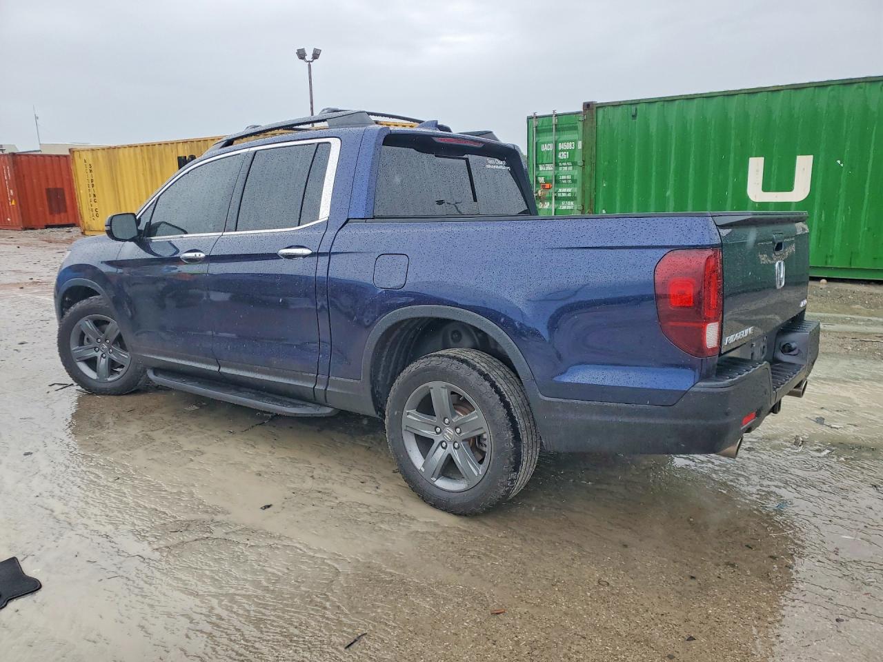 2022 Honda Ridgeline Rtl Blue vin: 5FPYK3F77NB005974