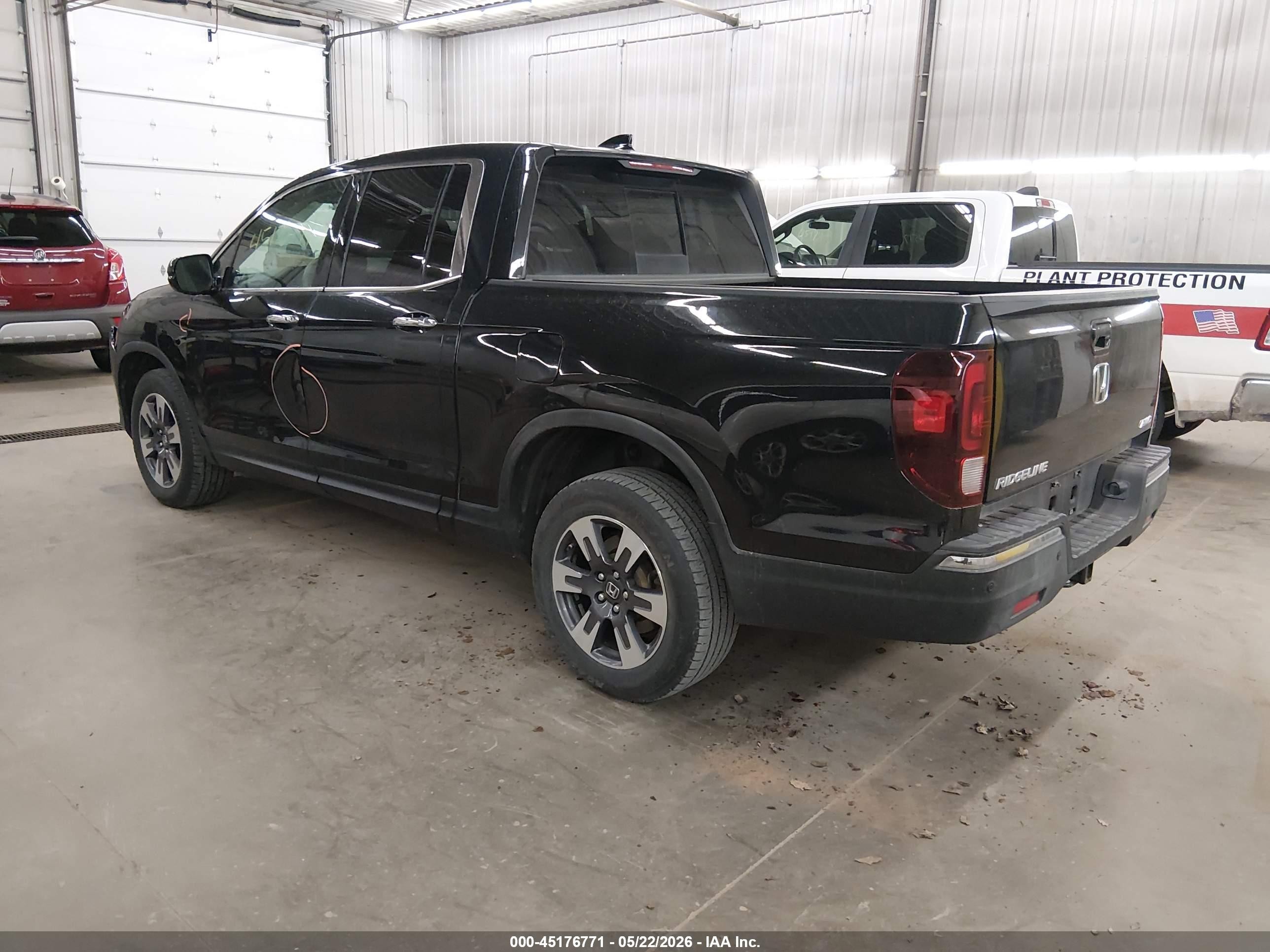 2017 Honda Ridgeline Rtl-e Черный vin: 5FPYK3F78HB037868