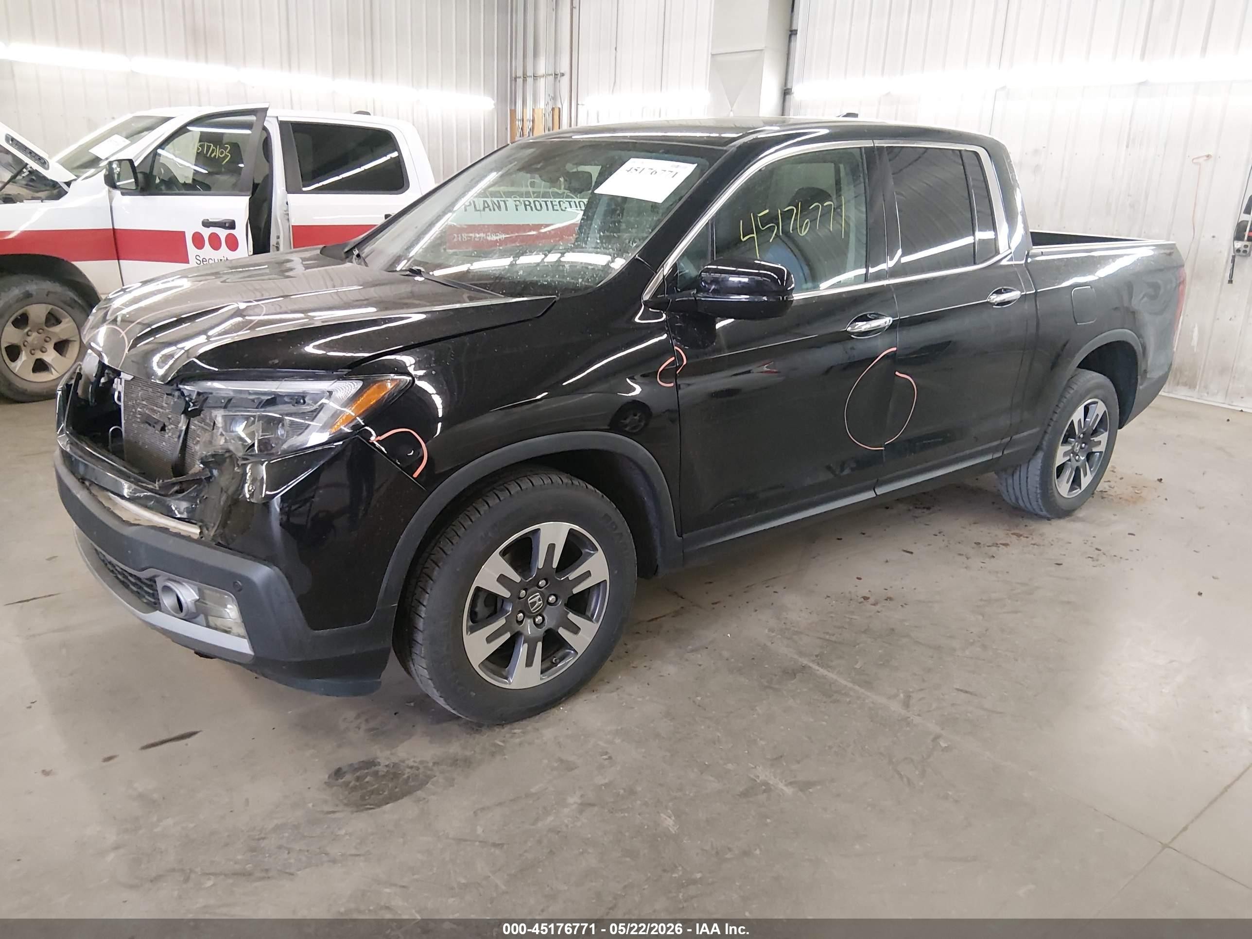 2017 Honda Ridgeline Rtl-e Черный vin: 5FPYK3F78HB037868