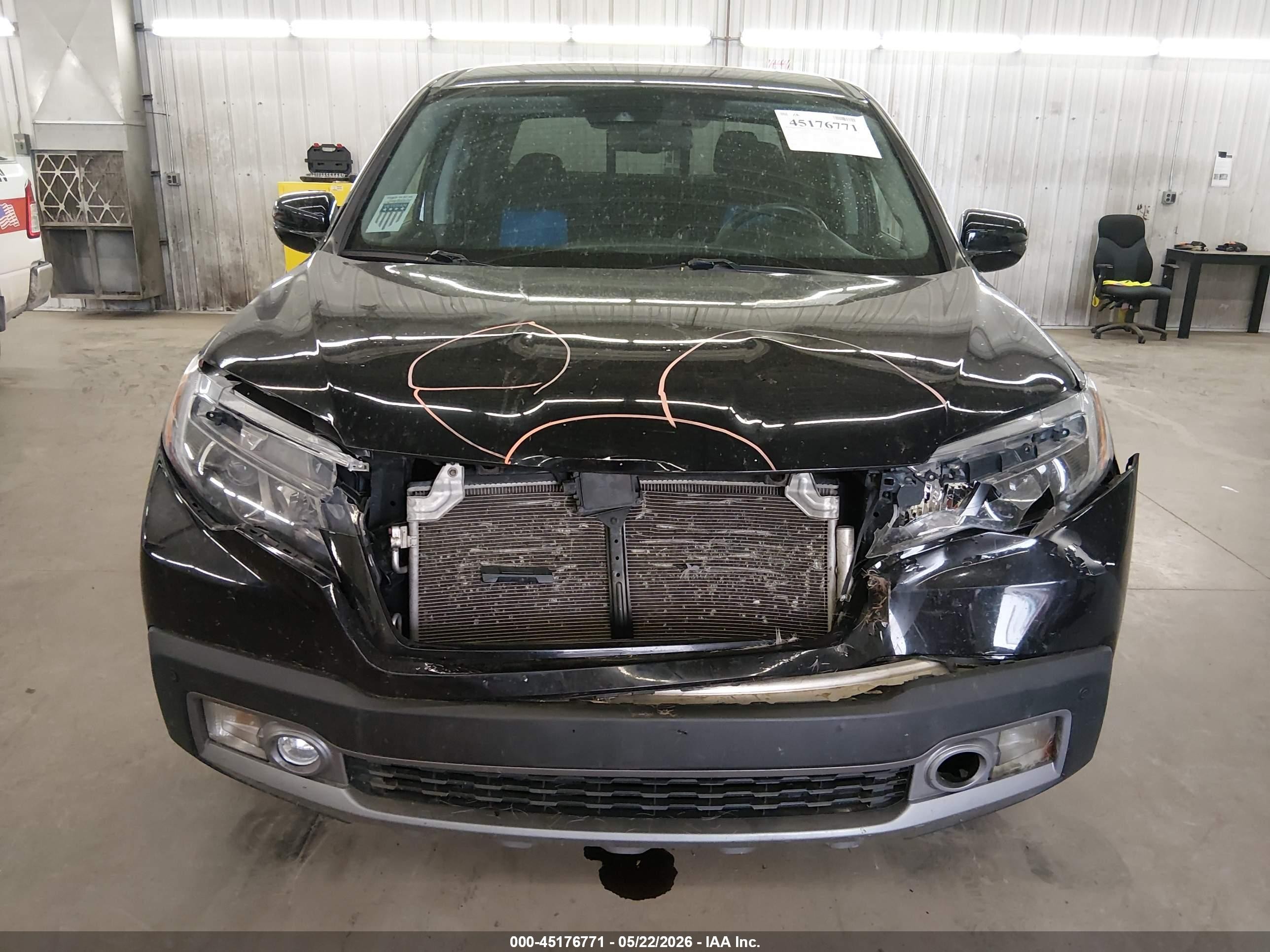 2017 Honda Ridgeline Rtl-e Черный vin: 5FPYK3F78HB037868