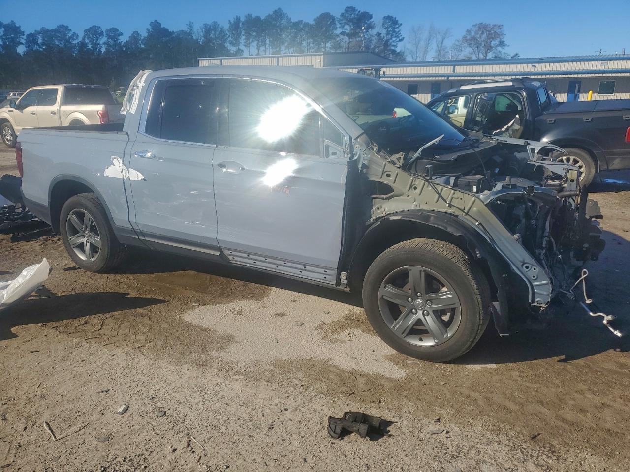 2023 Honda Ridgeline Rtl-e Синий vin: 5FPYK3F78PB040056