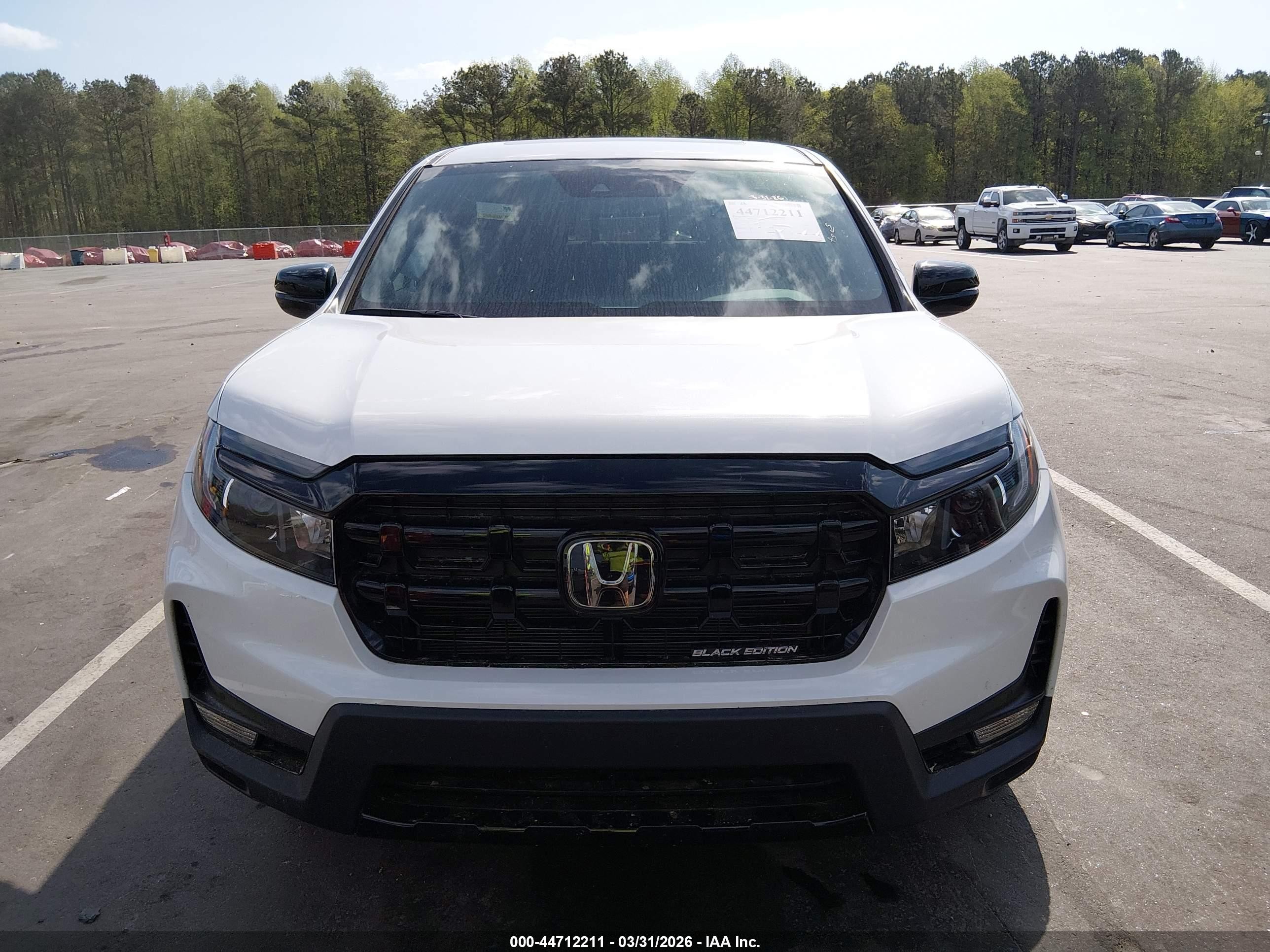 2024 Honda Ridgeline Black Edition White vin: 5FPYK3F80RB028463