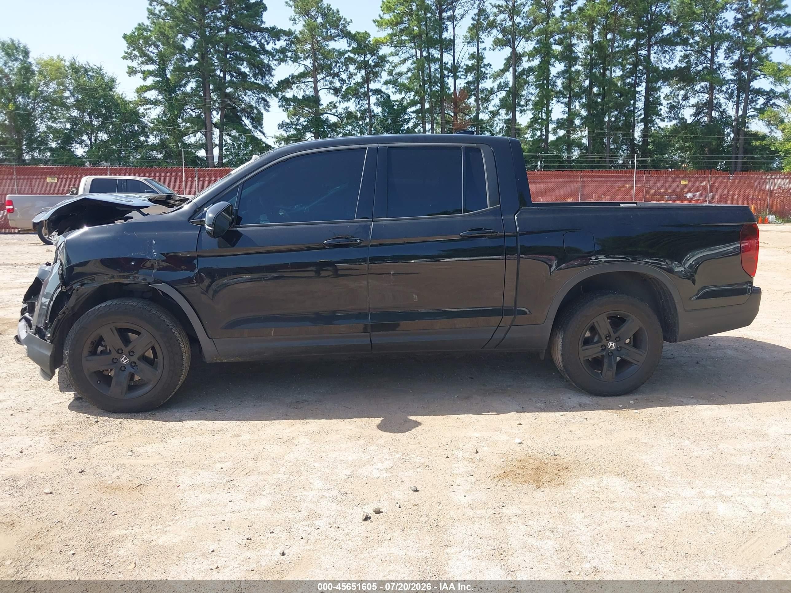 2022 Honda Ridgeline Black Edition Black vin: 5FPYK3F86NB009801