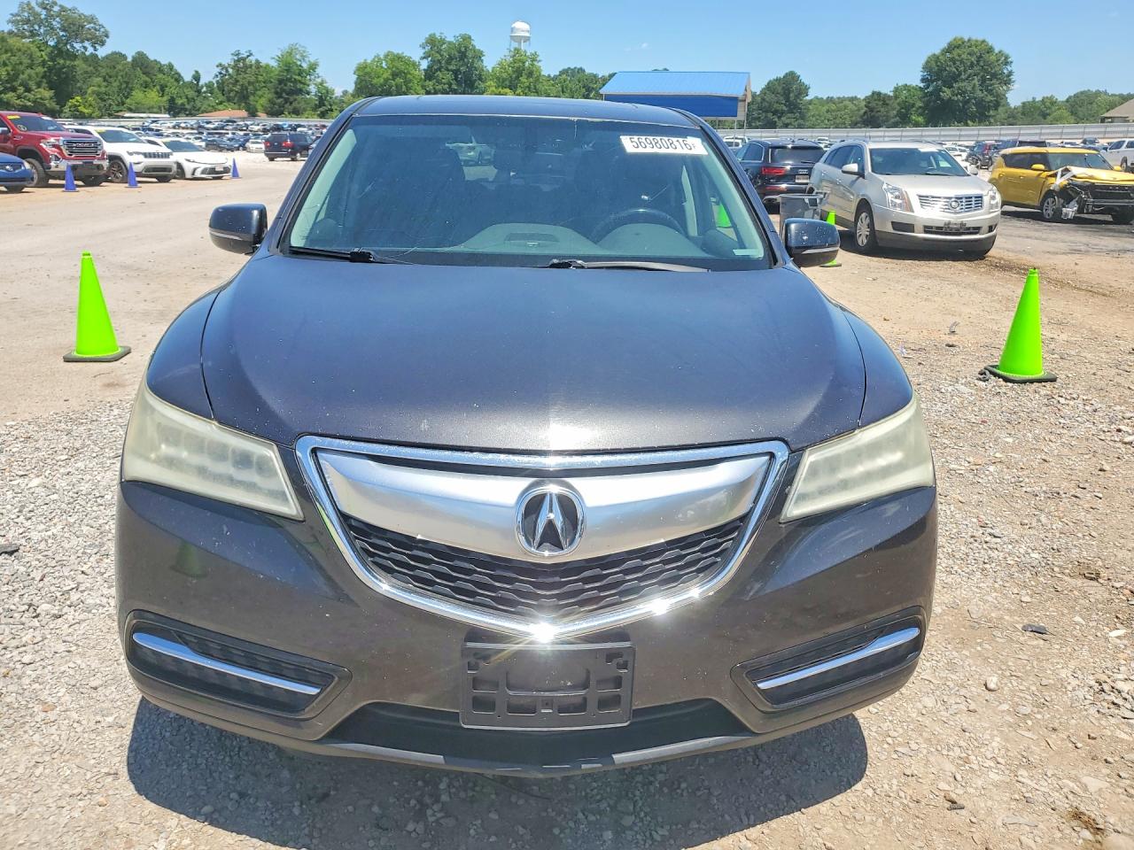 2014 Acura Mdx Charcoal vin: 5FRYD3H20EB001672