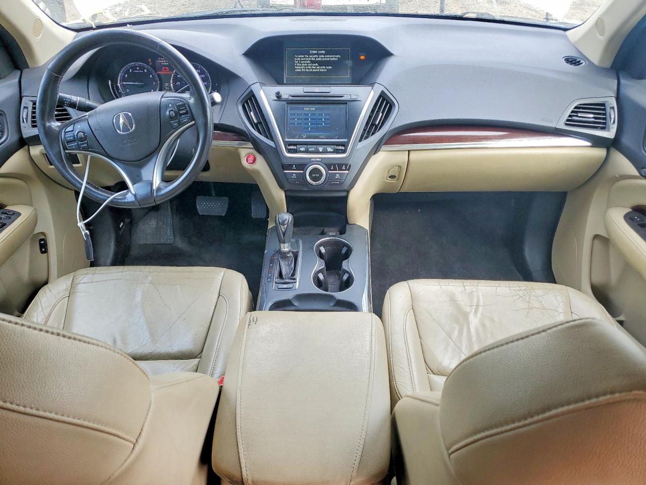 2014 Acura Mdx White vin: 5FRYD3H20EB011313