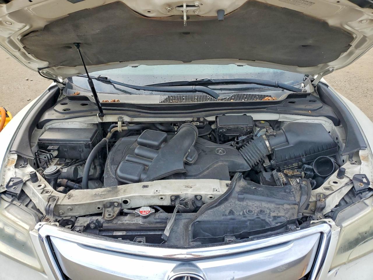 2014 Acura Mdx White vin: 5FRYD3H20EB011313