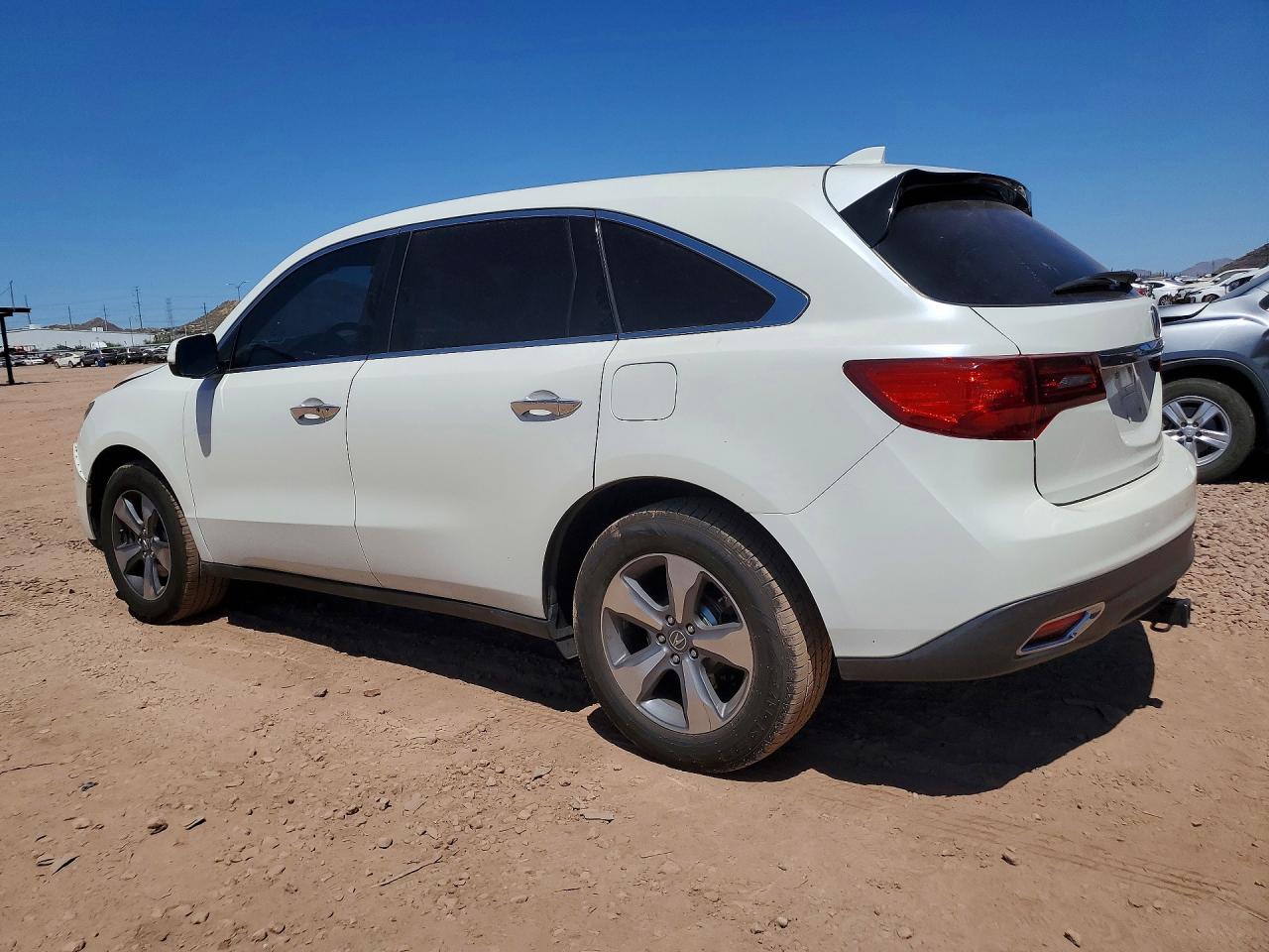 2015 Acura Mdx White vin: 5FRYD3H20FB001589