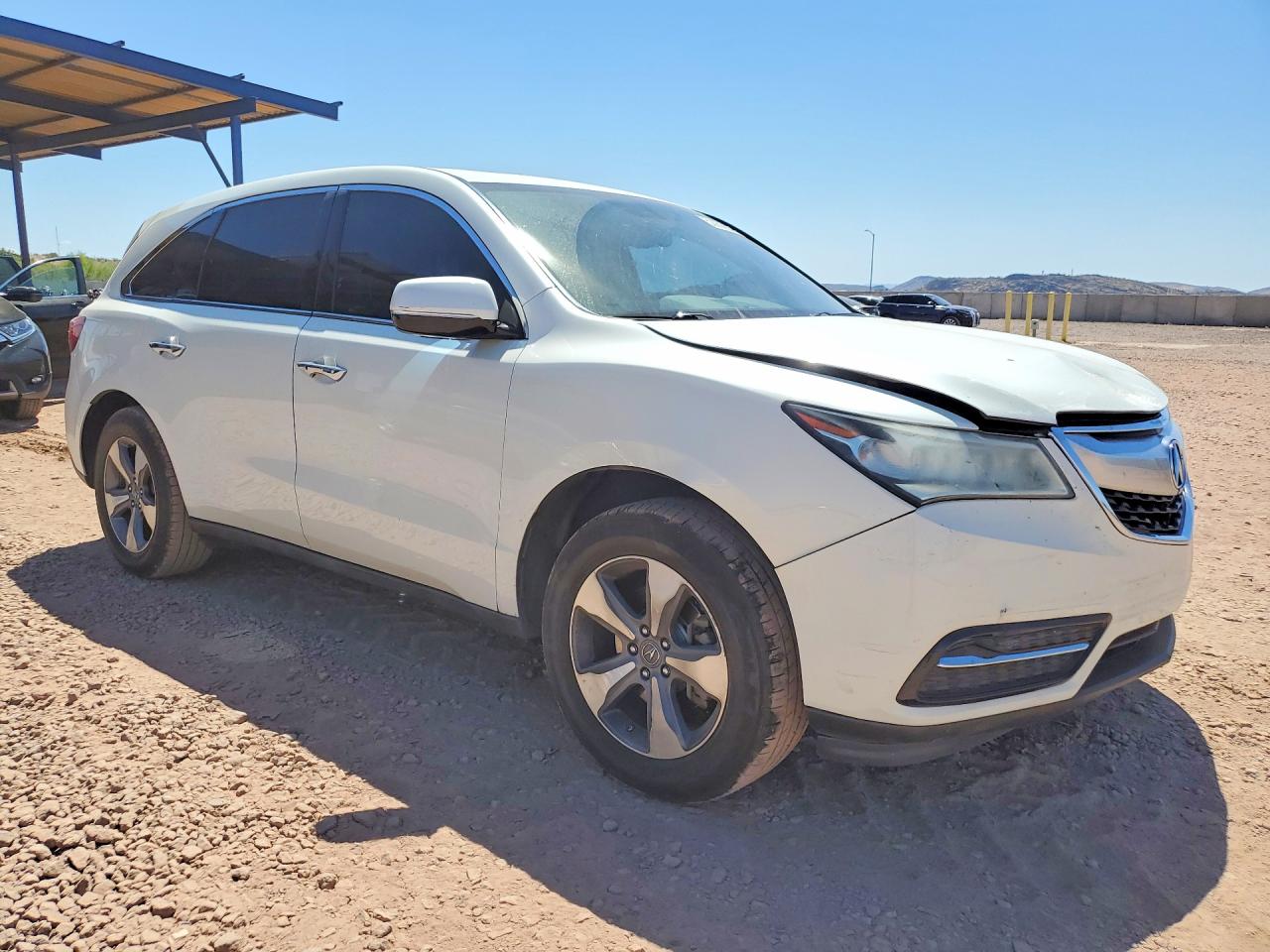 2015 Acura Mdx White vin: 5FRYD3H20FB001589