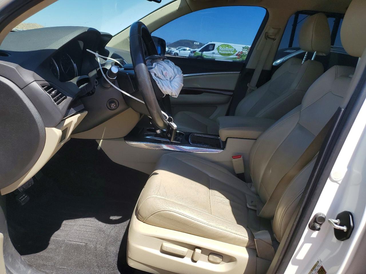 2015 Acura Mdx White vin: 5FRYD3H20FB001589