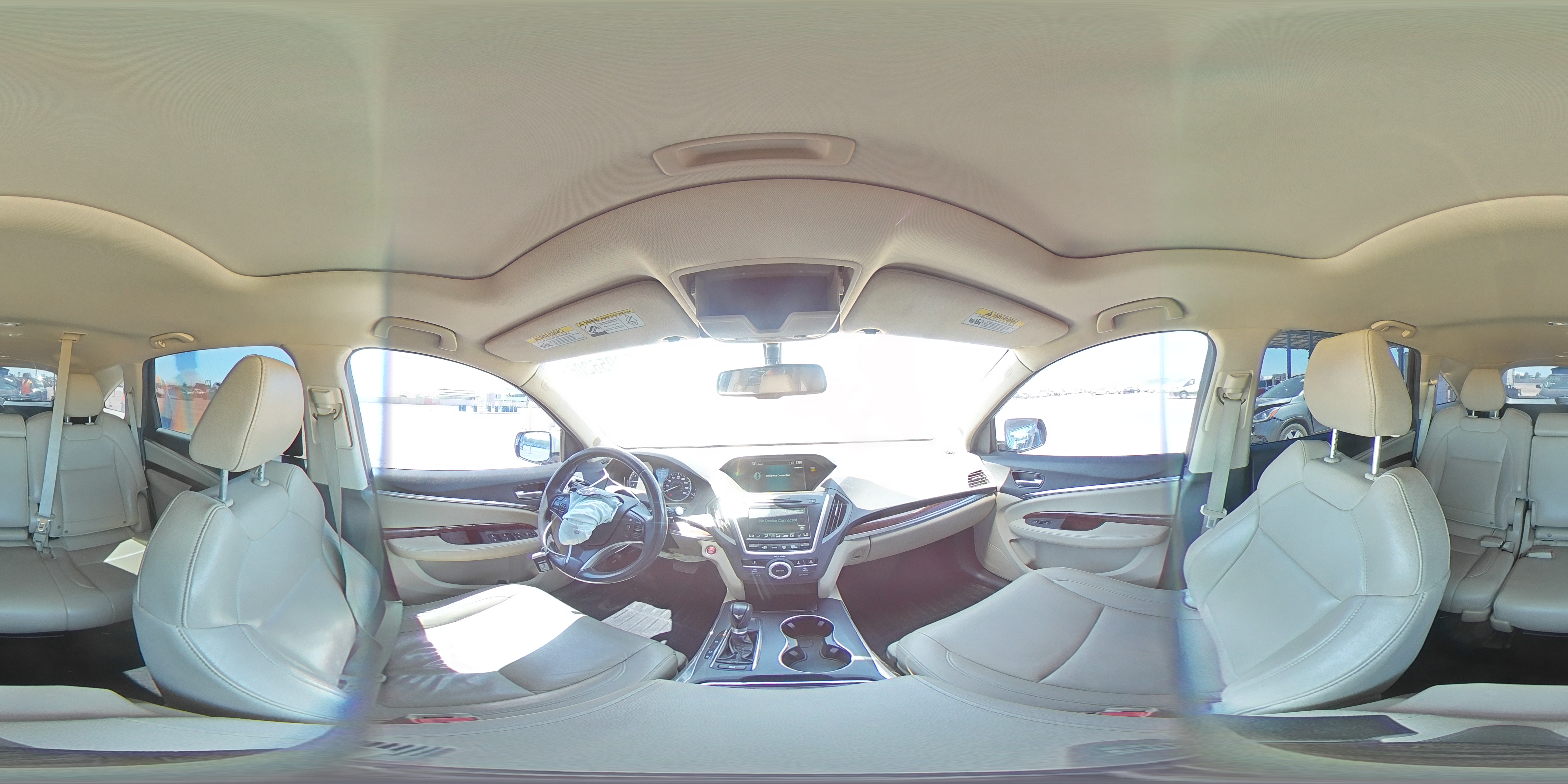 2015 Acura Mdx White vin: 5FRYD3H20FB001589