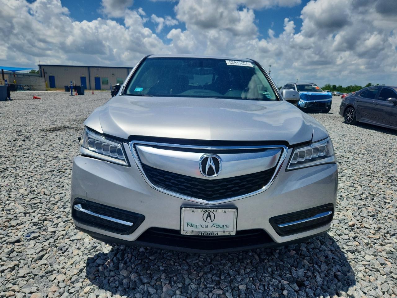 2014 Acura Mdx Серый vin: 5FRYD3H21EB006122