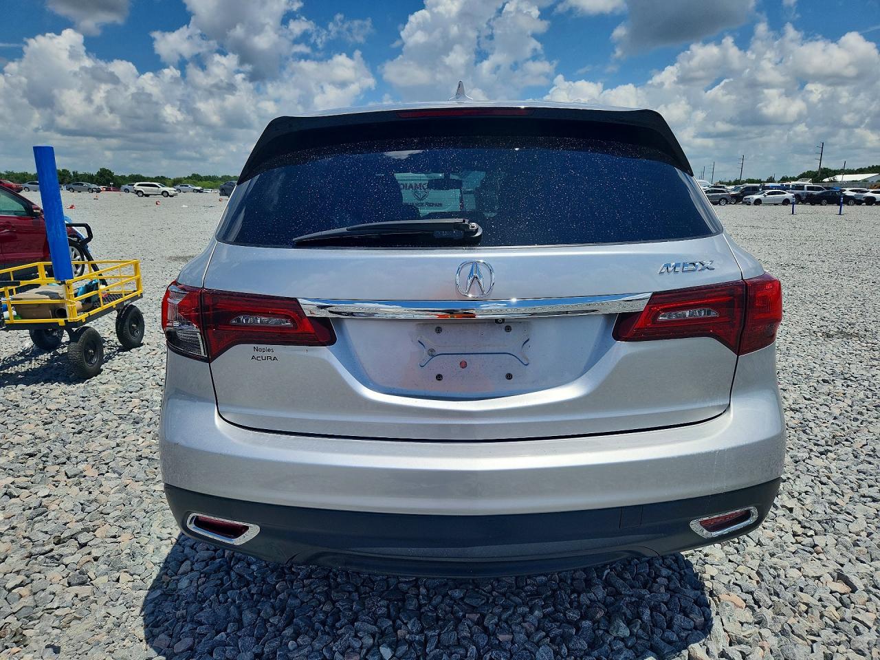 2014 Acura Mdx Серый vin: 5FRYD3H21EB006122